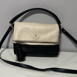 Kate Spade Two-Tone Black and Cream Crossbody Bag